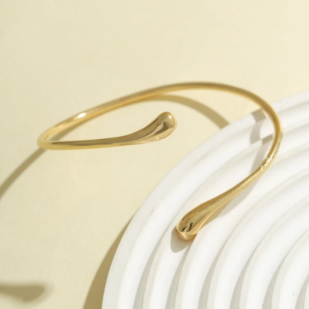 Vintage Water Drop Arm Bracelet | 18KGold
